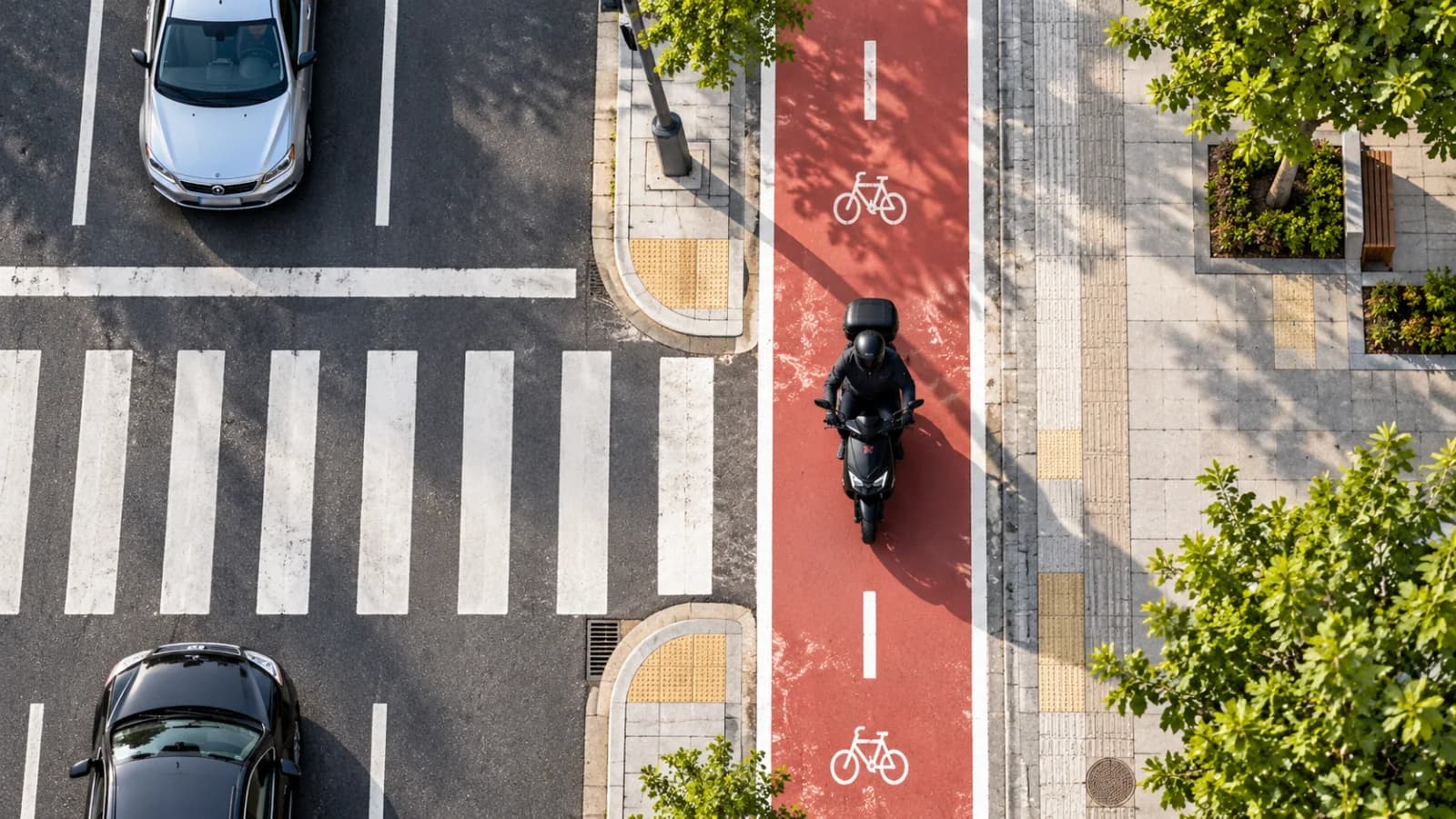 Onde a scooter elétrica pode circular